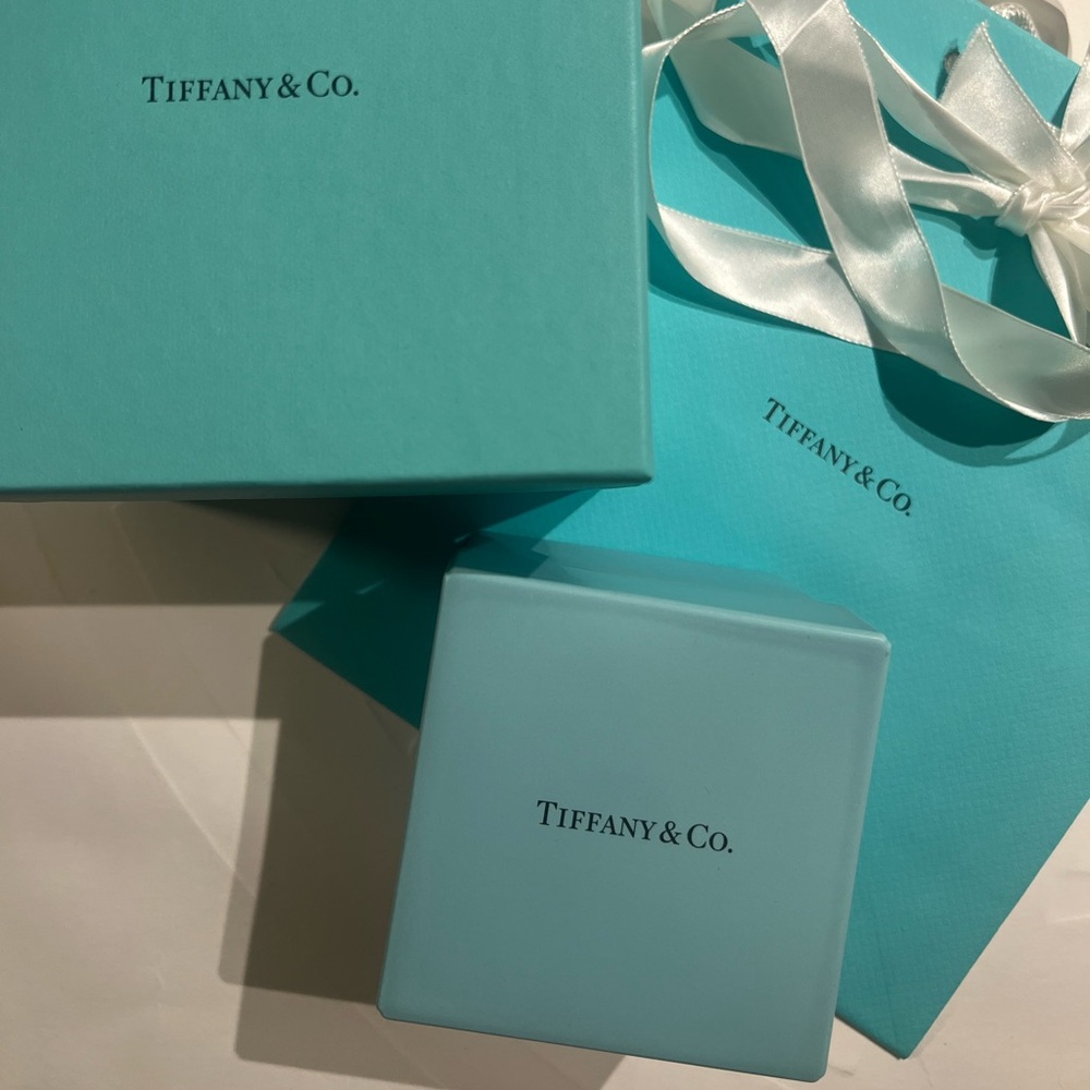 Tiffany & Co. Blue Bone China Dish